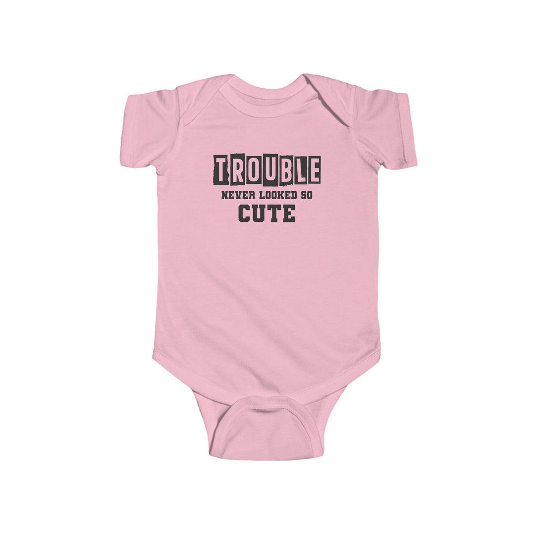 Trouble Never Looked So Cute - Infant Fine Jersey Bodysuit