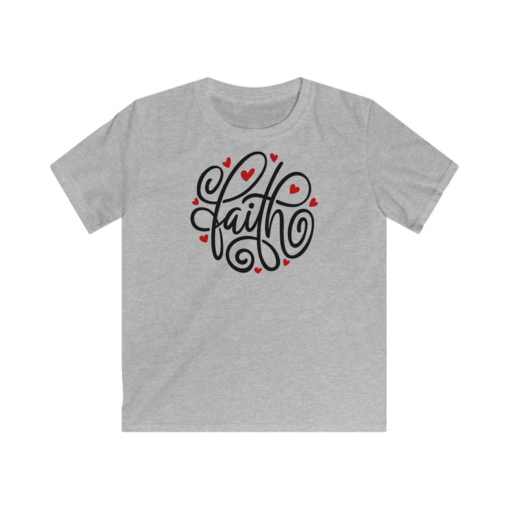 Faith Hearts - Kids Softstyle Tee