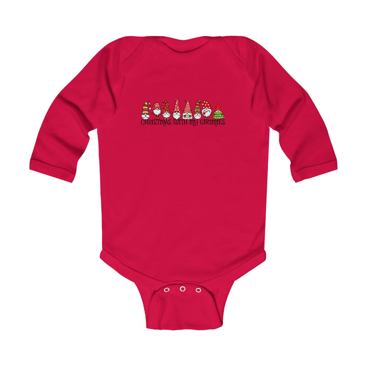 Christmas With My Gnomies - Infant Long Sleeve Bodysuit