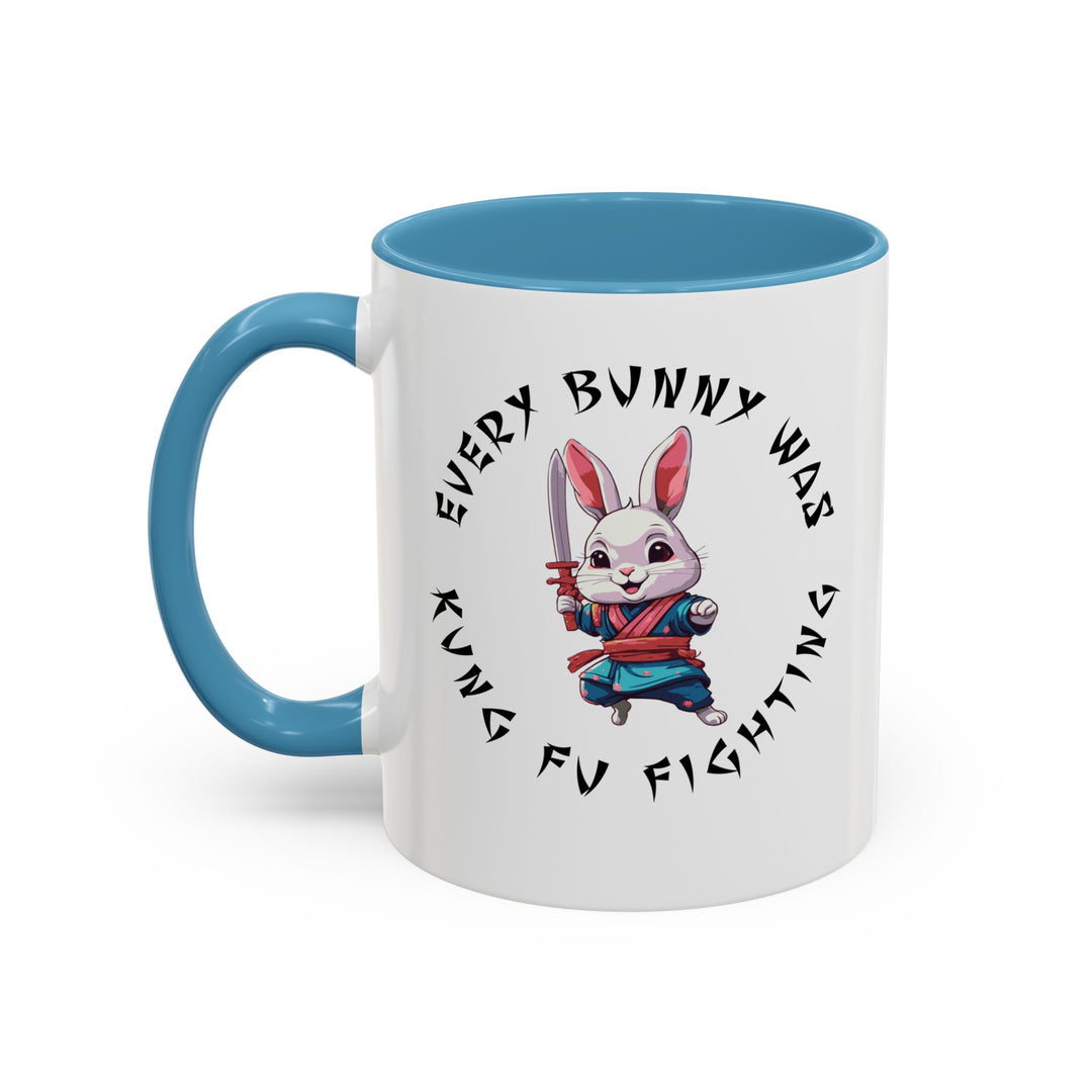 Kung Fu Fighting - Accent Coffee Mug (11, 15oz)