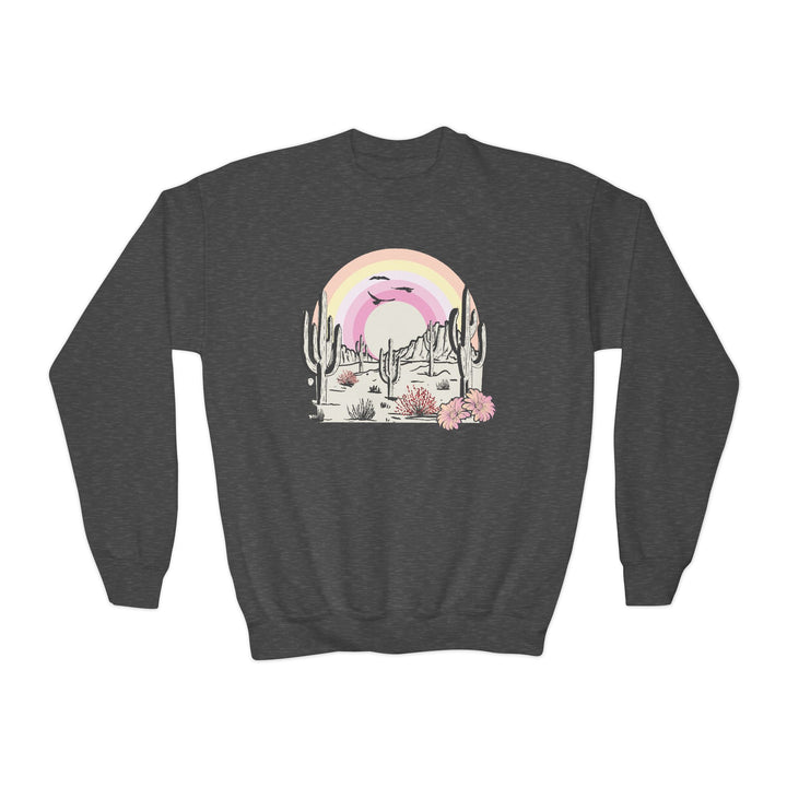 Desert Rainbow - Youth Crewneck Sweatshirt