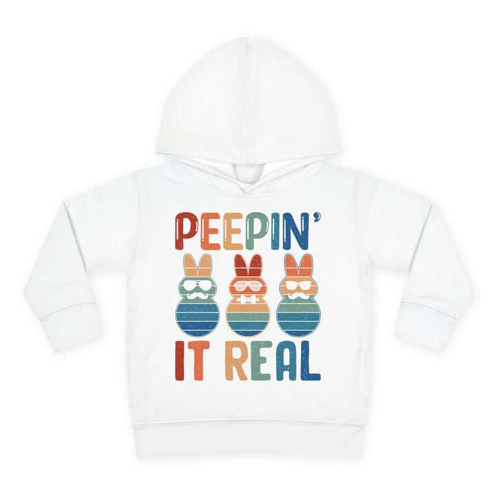 Peepin It Real - Toddler Pullover Fleece Hoodie