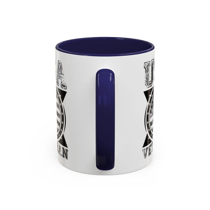 U.S.A. Veteran - Accent Coffee Mug (11, 15oz)
