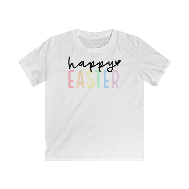 Pastel Happy Easter - Kids Softstyle Tee