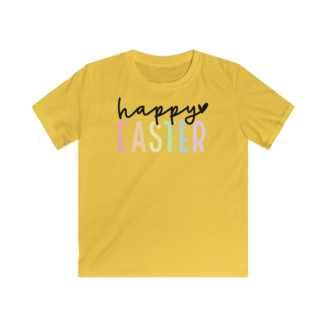 Pastel Happy Easter - Kids Softstyle Tee