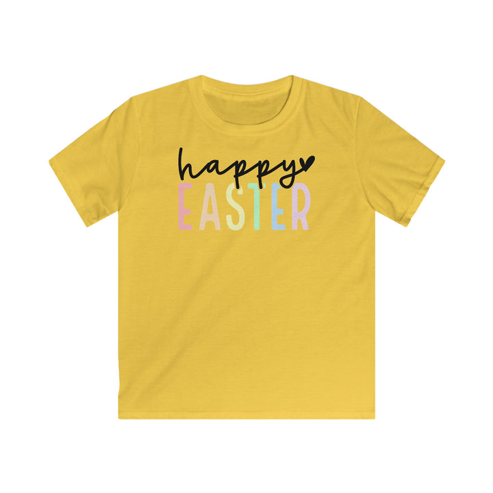 Pastel Happy Easter - Kids Softstyle Tee