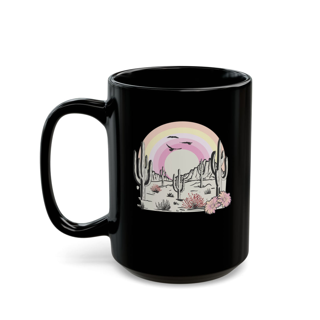 Desert Rainbow - Black Mug (11oz, 15oz)