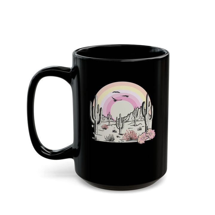 Desert Rainbow - Black Mug (11oz, 15oz)