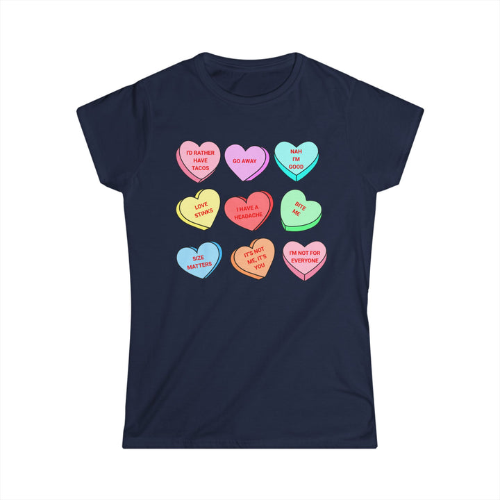 Conversation Hearts -Women's Softstyle Tee