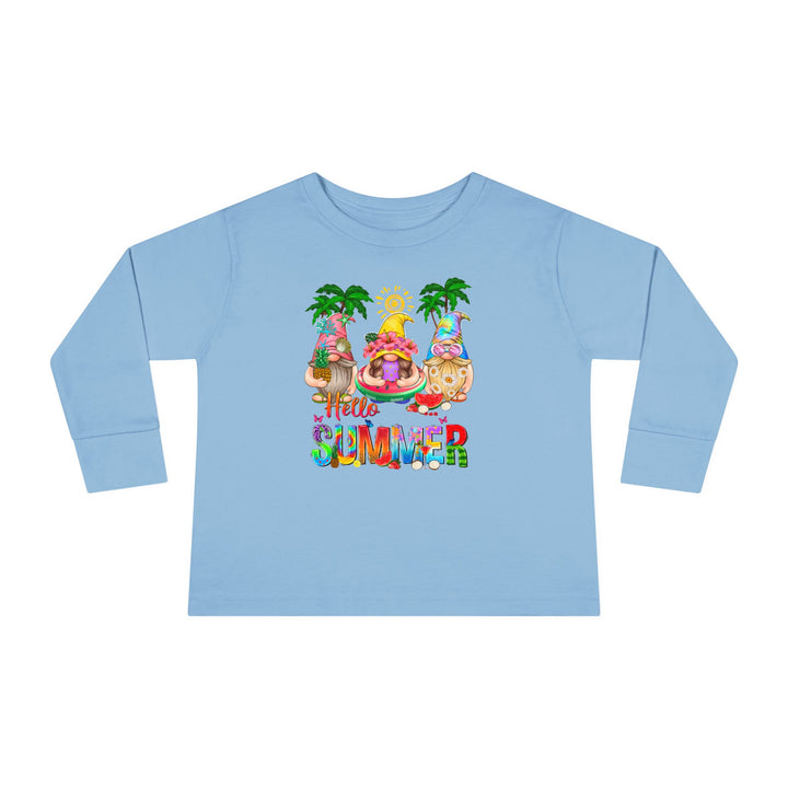 Summer Gnomes - Toddler Long Sleeve Tee