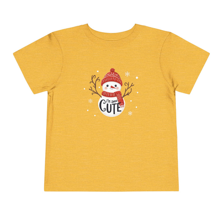 Snow Cute - Toddler Short Sleeve Tee