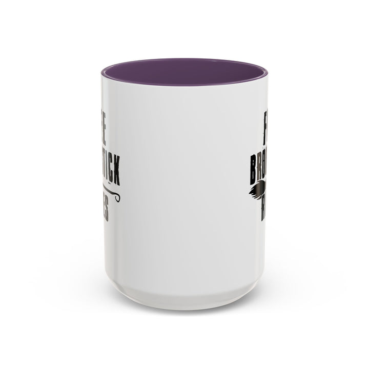 Free Broomstick Rides - Accent Coffee Mug (11, 15oz)