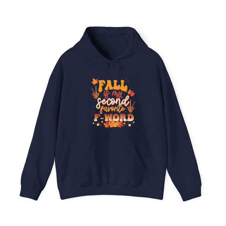 Fall Is My Second Favorite F Word - Unisex Heavy Blend™ Hooded Sweatshirt
