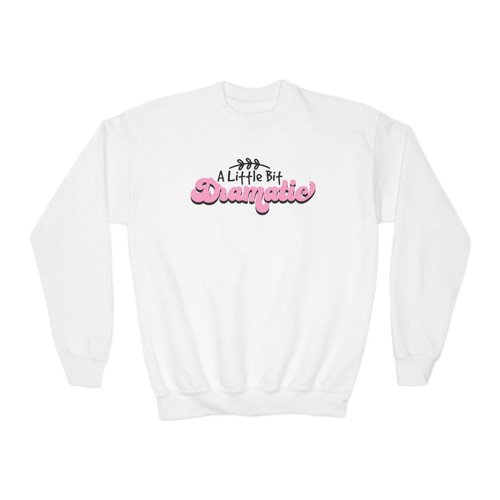 Little Bit Dramatic - Youth Crewneck Sweatshirt