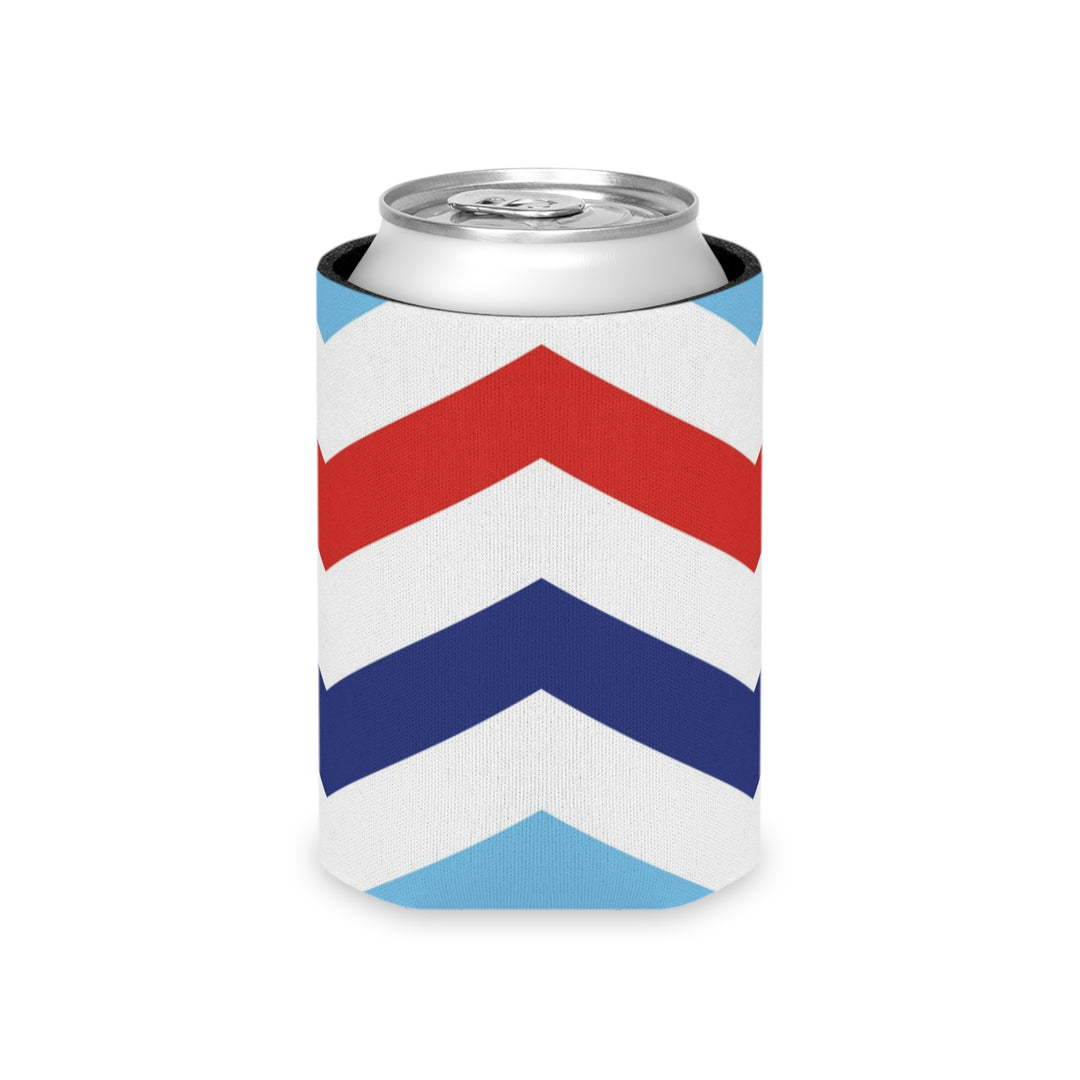 Patriotic Chevron - Can Cooler