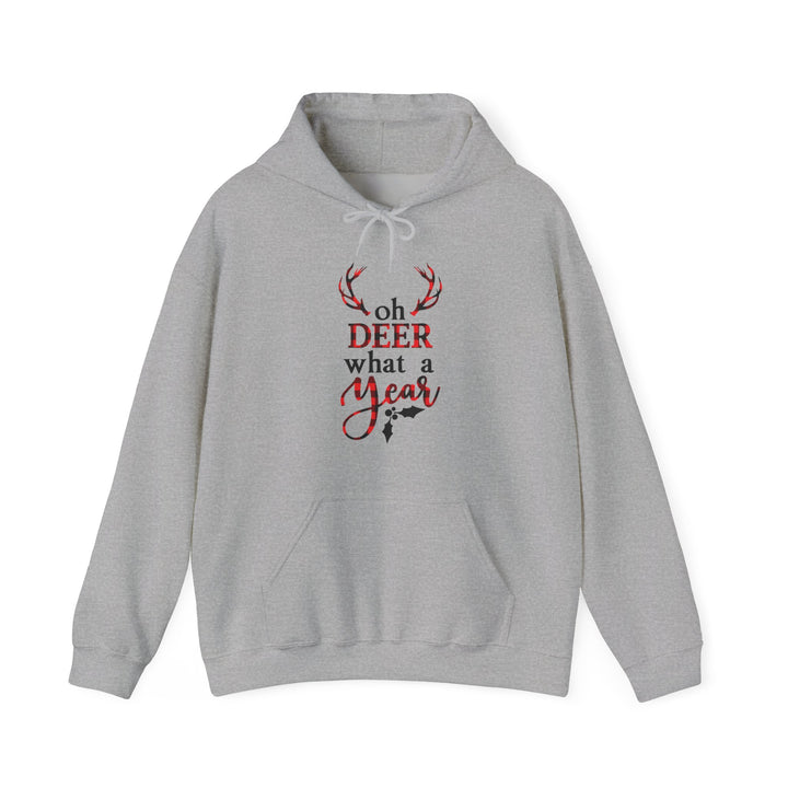 Oh Dear What A Year - Unisex Heavy Blend™ Hooded Sweatshirt
