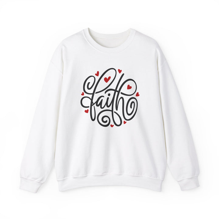 Faith Hearts - Unisex Heavy Blend™ Crewneck Sweatshirt