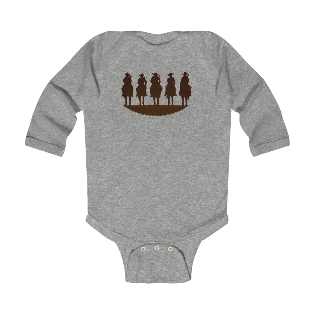 Cowboy Silhouette - Infant Long Sleeve Bodysuit