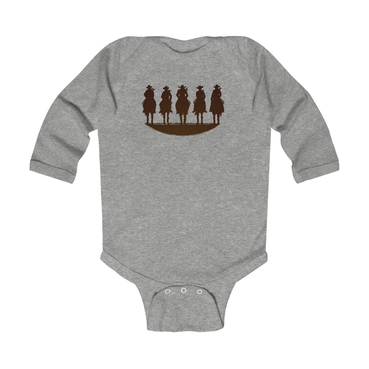 Cowboy Silhouette - Infant Long Sleeve Bodysuit