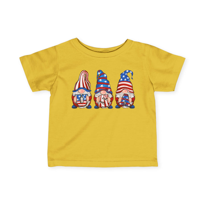 4th Of July Gnomes - Infant Fine Jersey Tee