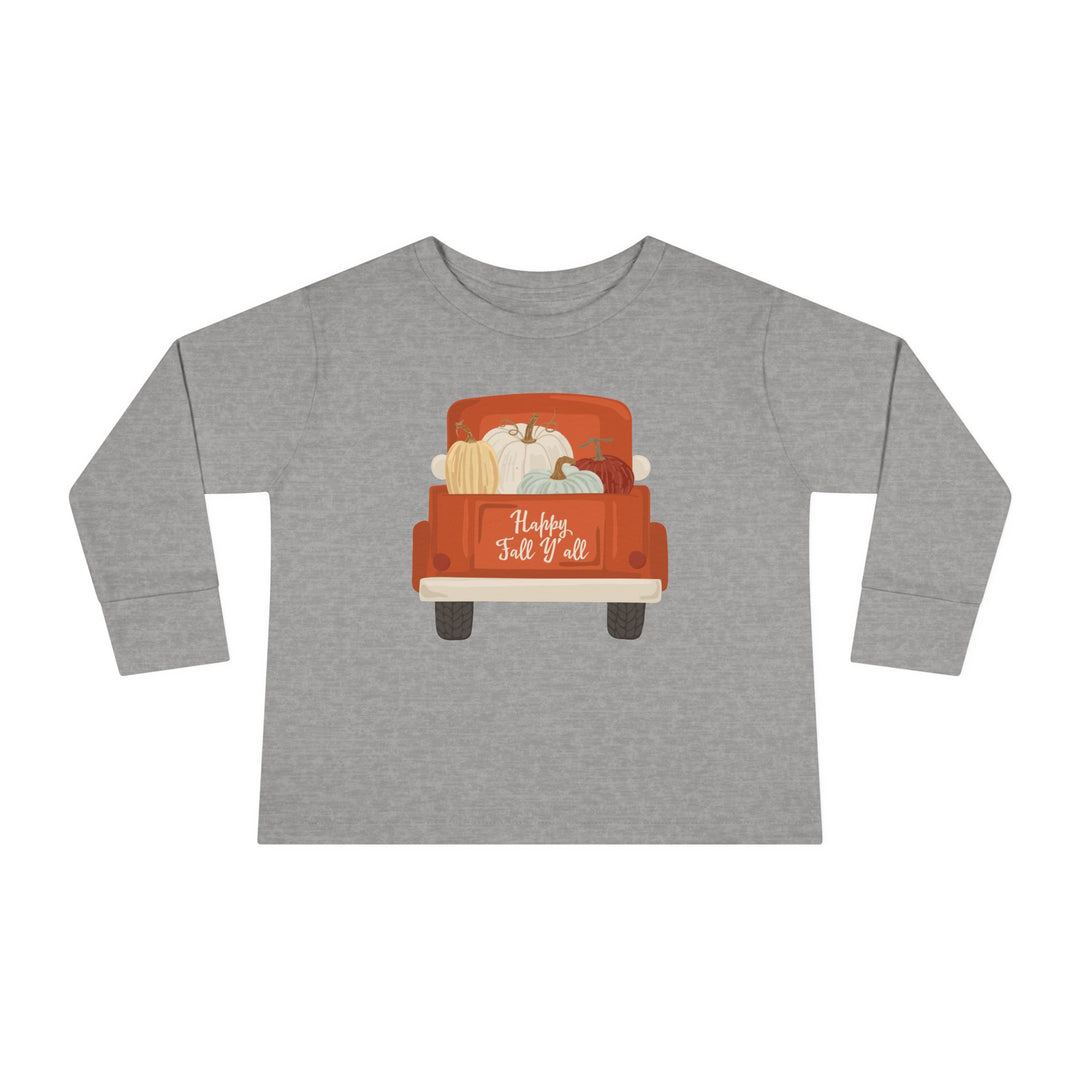 Happy Fall Y'All - Toddler Long Sleeve Tee