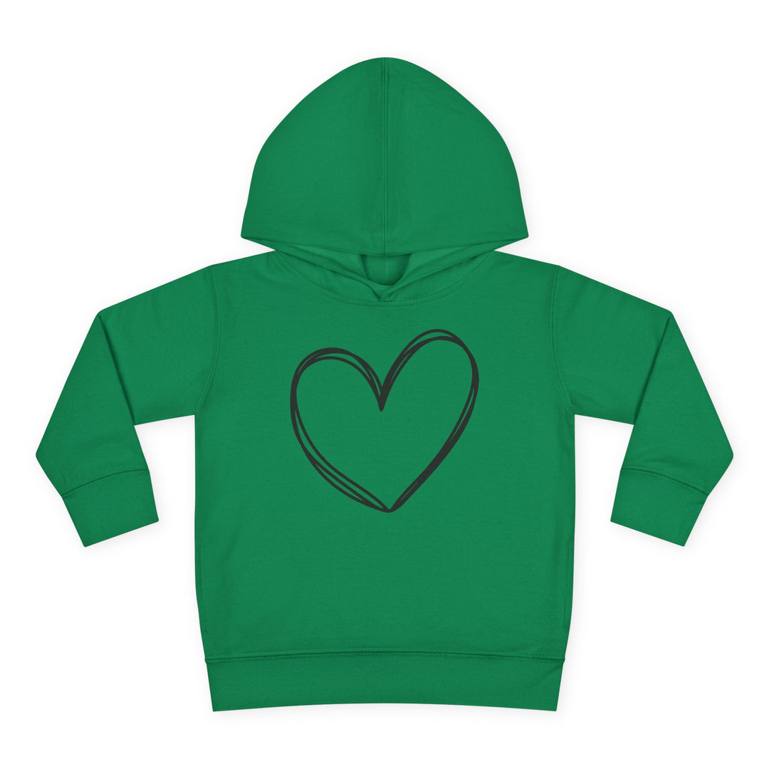 Heart - Toddler Pullover Fleece Hoodie