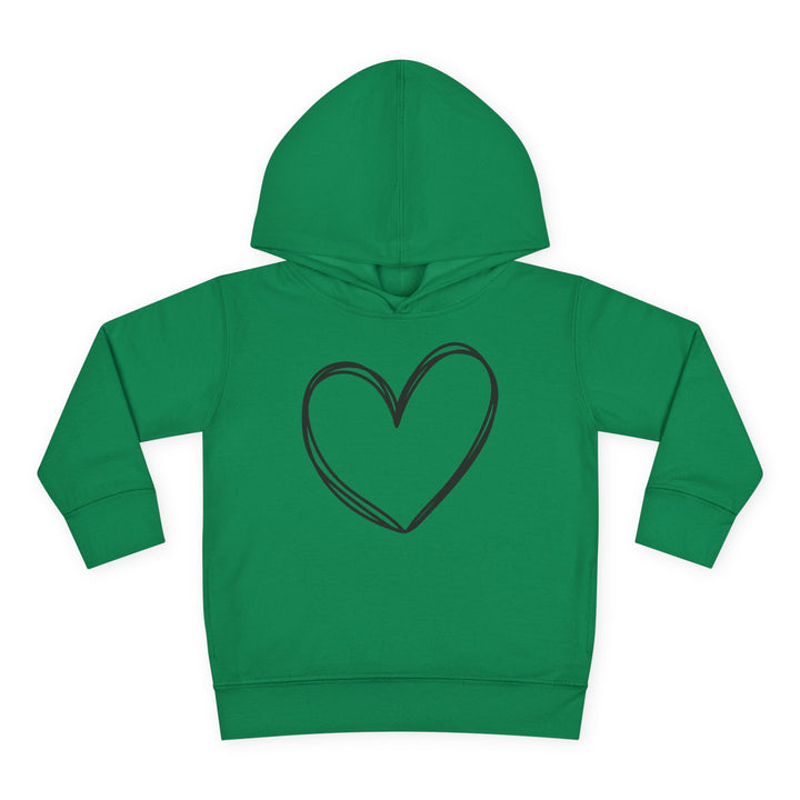 Heart - Toddler Pullover Fleece Hoodie