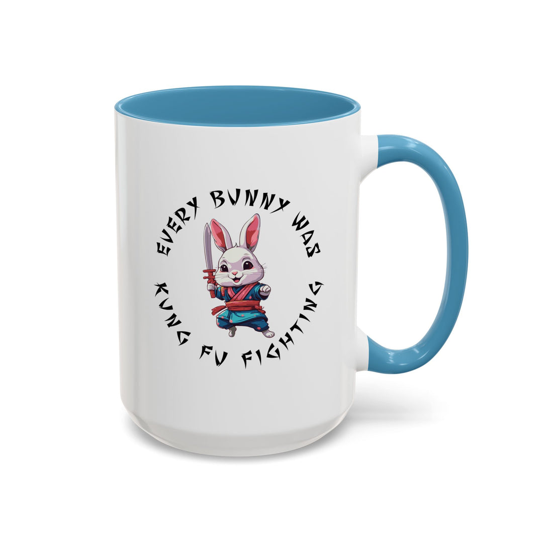 Kung Fu Fighting - Accent Coffee Mug (11, 15oz)