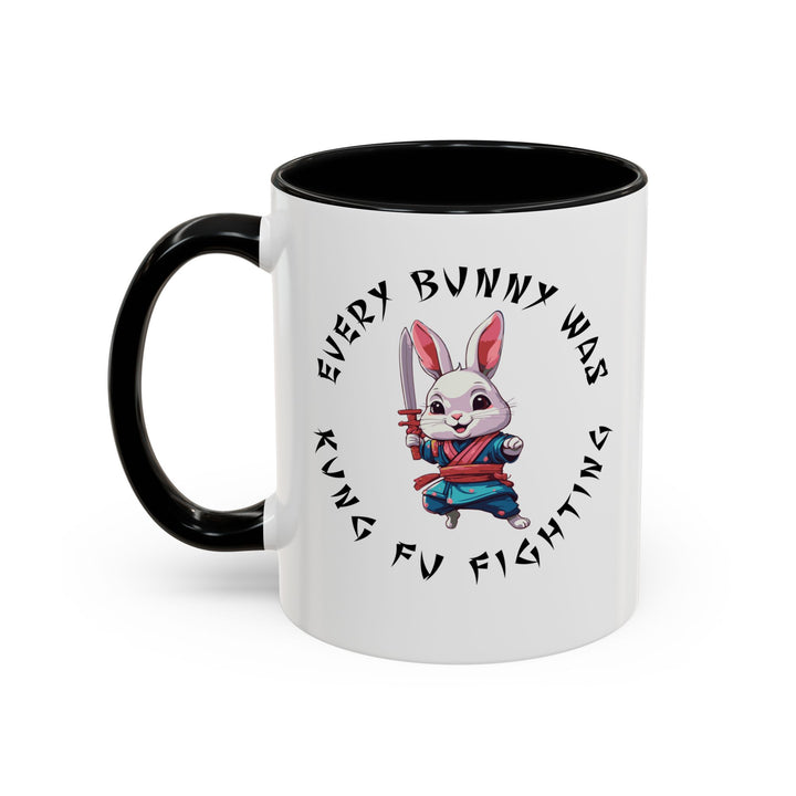 Kung Fu Fighting - Accent Coffee Mug (11, 15oz)