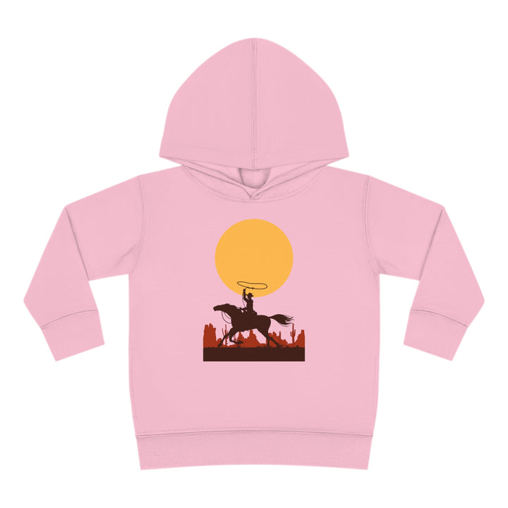 Roping The Moon - Toddler Pullover Fleece Hoodie