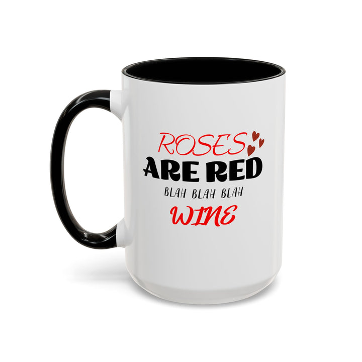Blah Blah Blah Wine - Accent Coffee Mug (11, 15oz)
