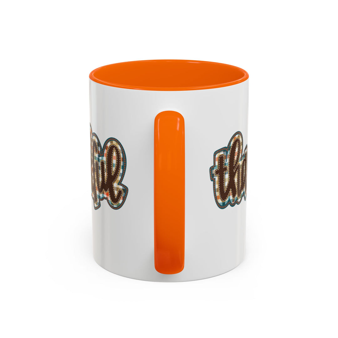 Thankful - Accent Coffee Mug (11, 15oz)