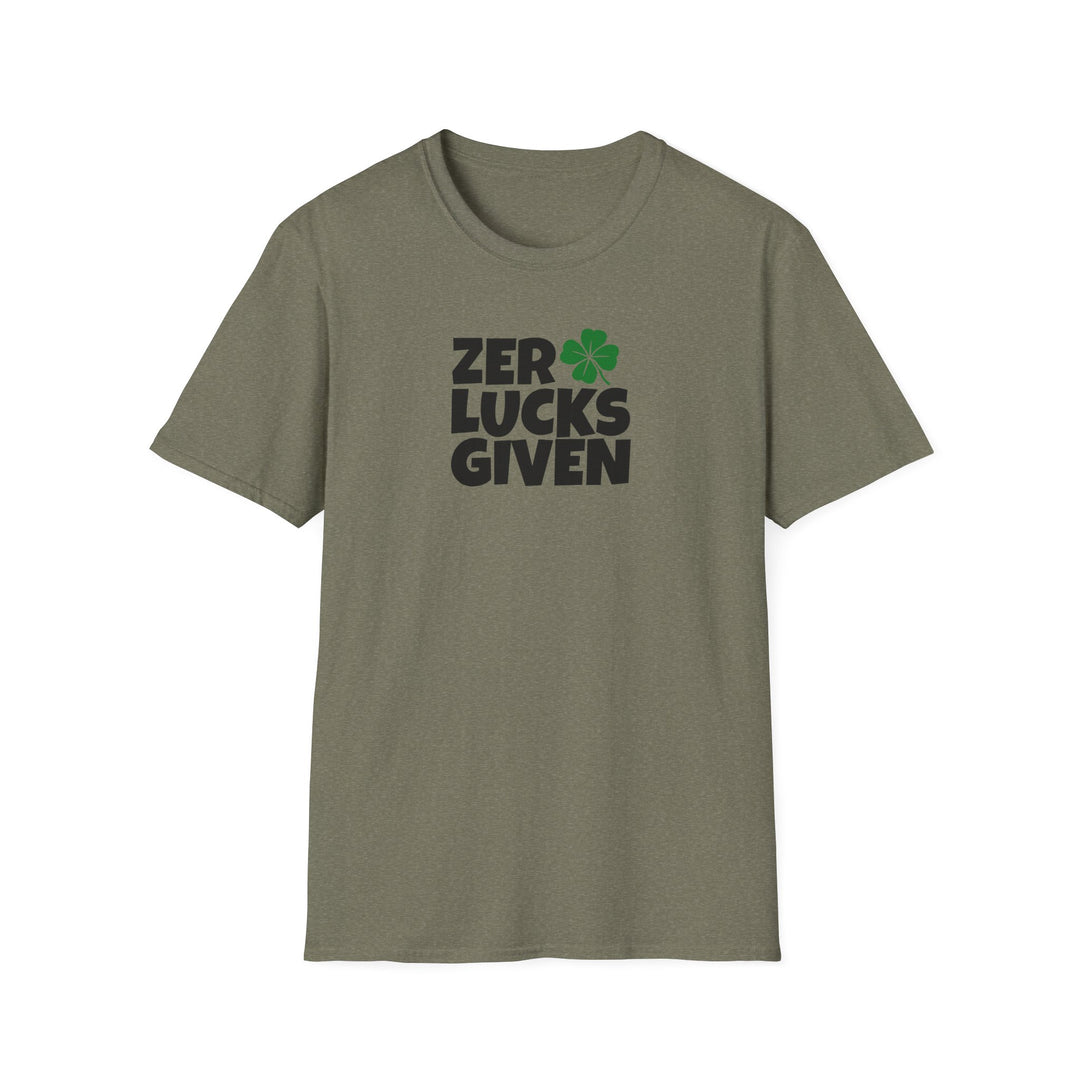 Zero Lucks Given - Unisex Softstyle T-Shirt