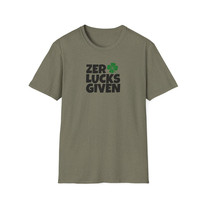 Zero Lucks Given - Unisex Softstyle T-Shirt