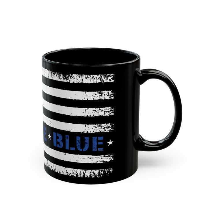 Back The Blue - Black Mug (11oz, 15oz)