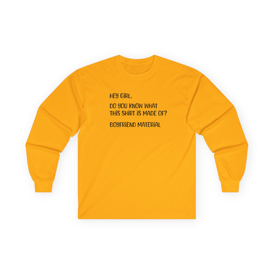Boyfriend Material - Unisex Ultra Cotton Long Sleeve Tee