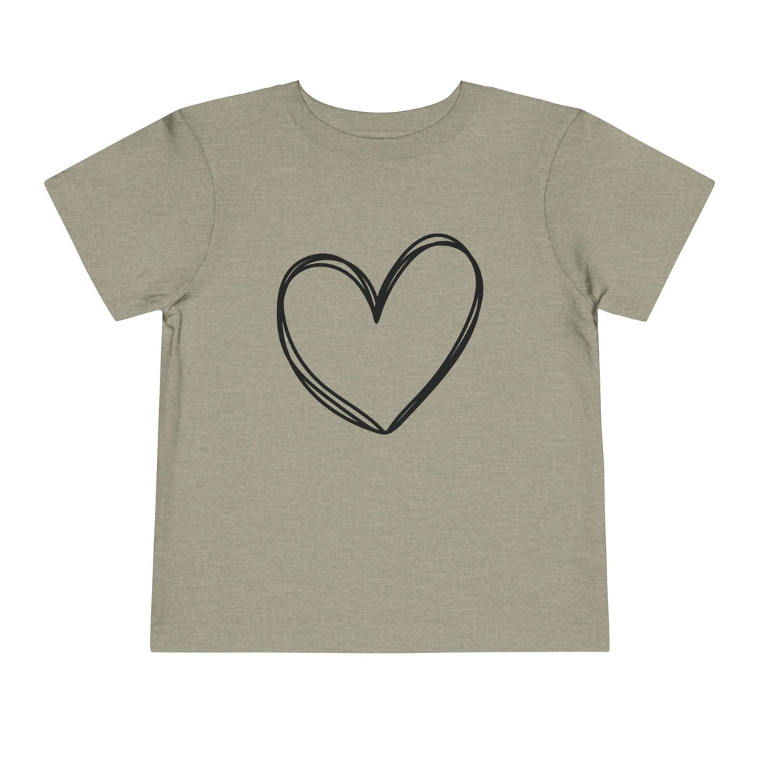 Heart - Toddler Short Sleeve Tee