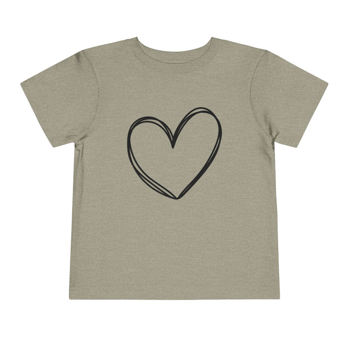 Heart - Toddler Short Sleeve Tee