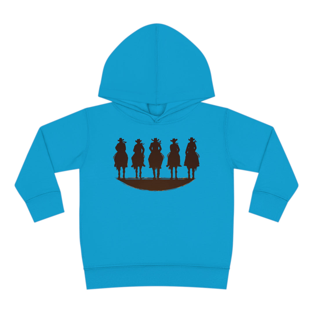 Cowboy Silhouette - Toddler Pullover Fleece Hoodie
