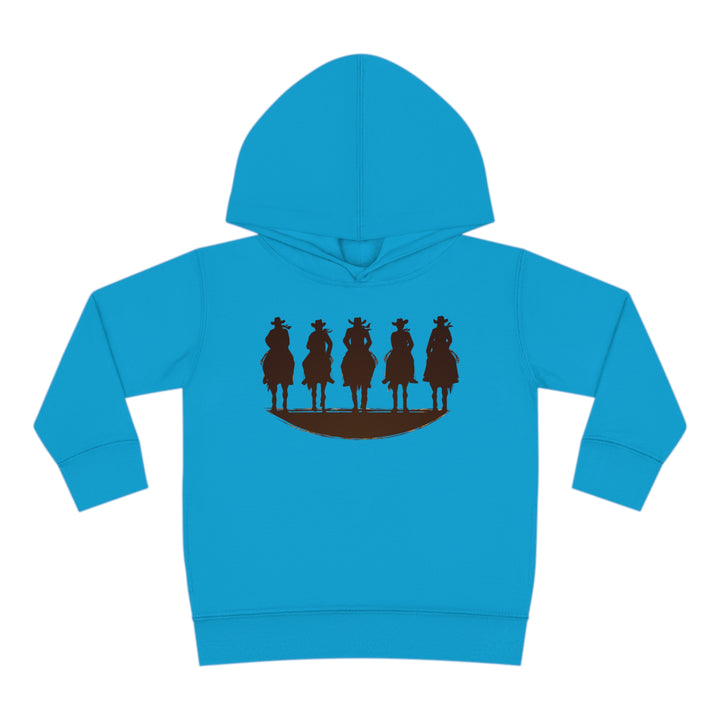 Cowboy Silhouette - Toddler Pullover Fleece Hoodie
