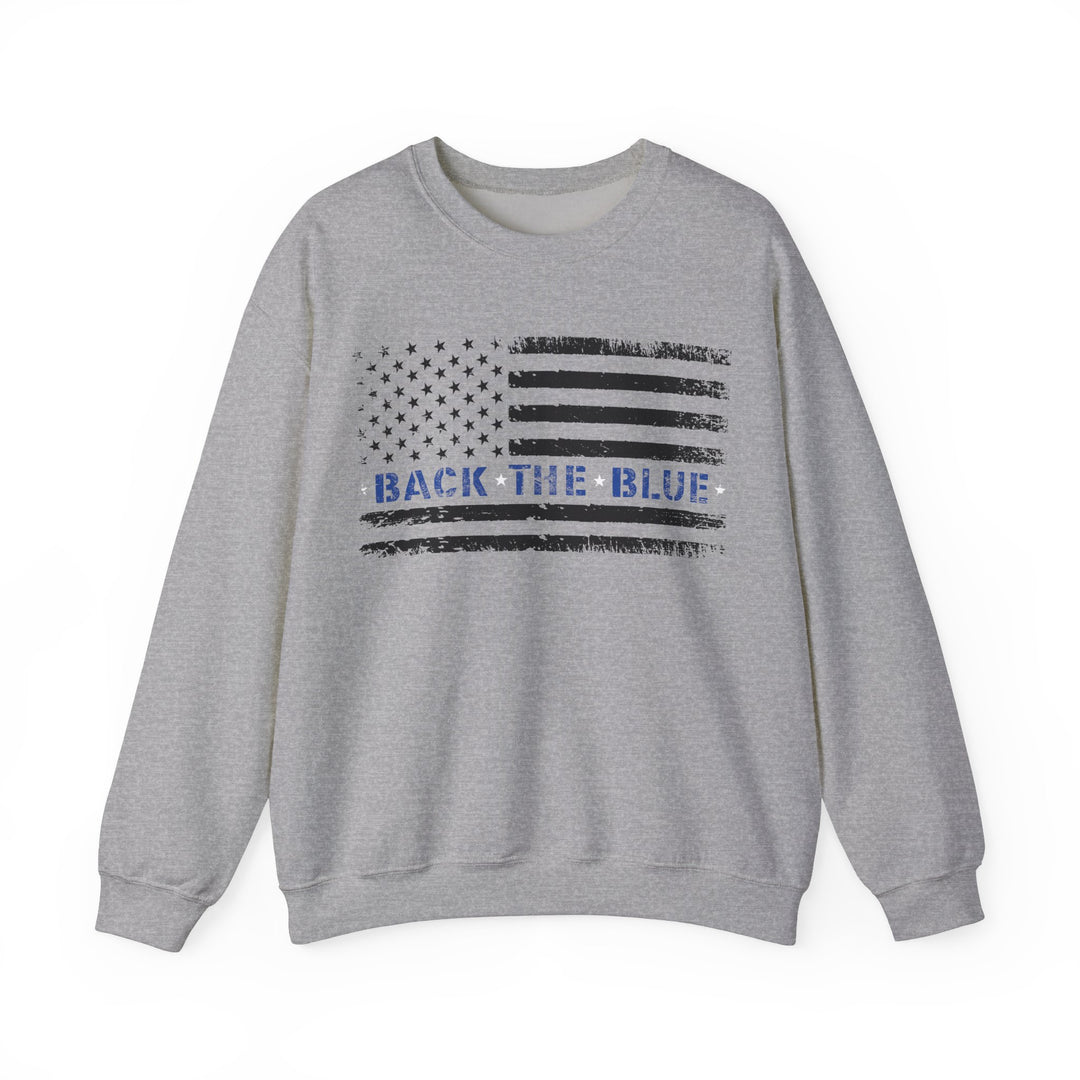 Back The Blue - Unisex Heavy Blend™ Crewneck Sweatshirt