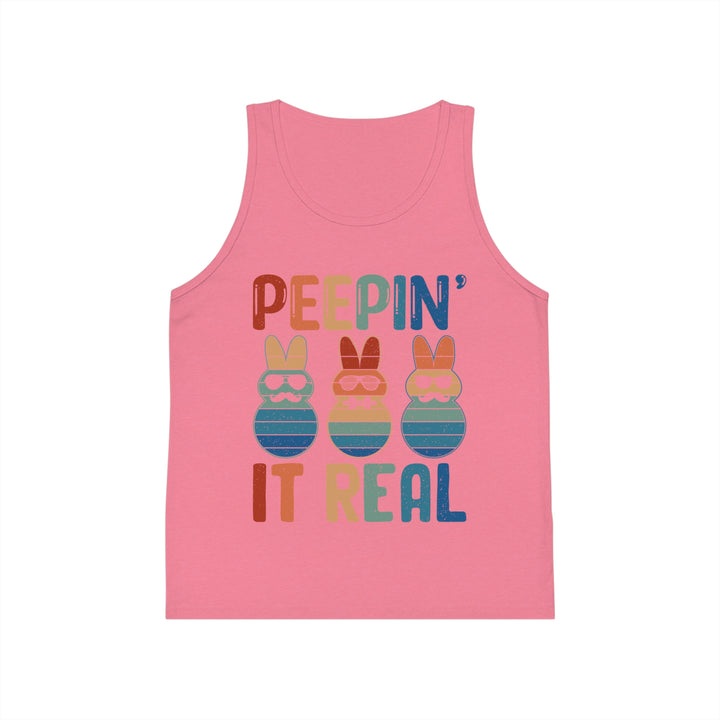 Peepin It Real - Kid's Jersey Tank Top