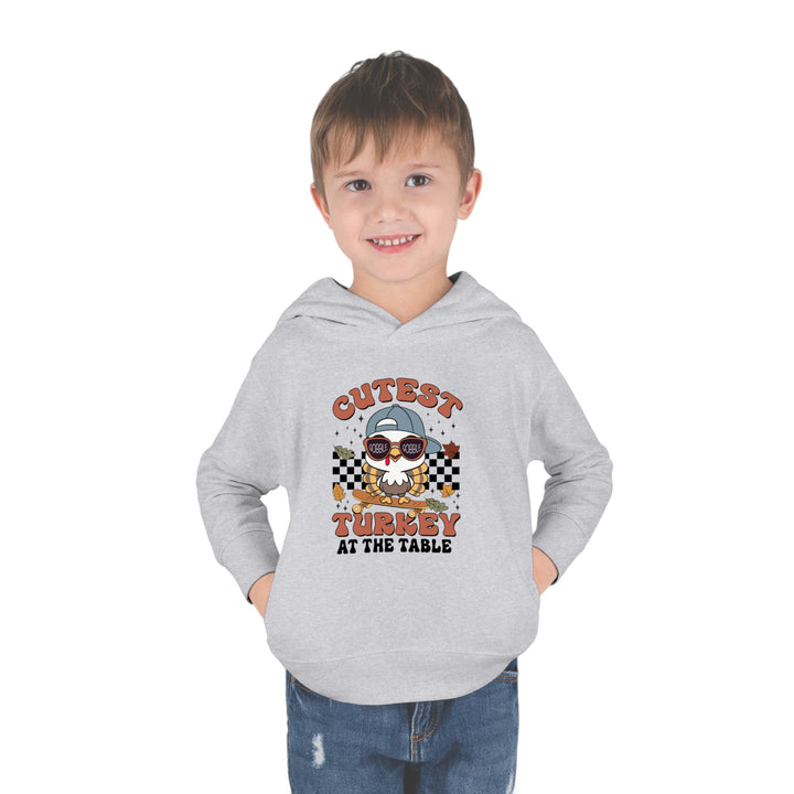 Cutest Turkey Boys - Toddler Pullover Fleece Hoodie