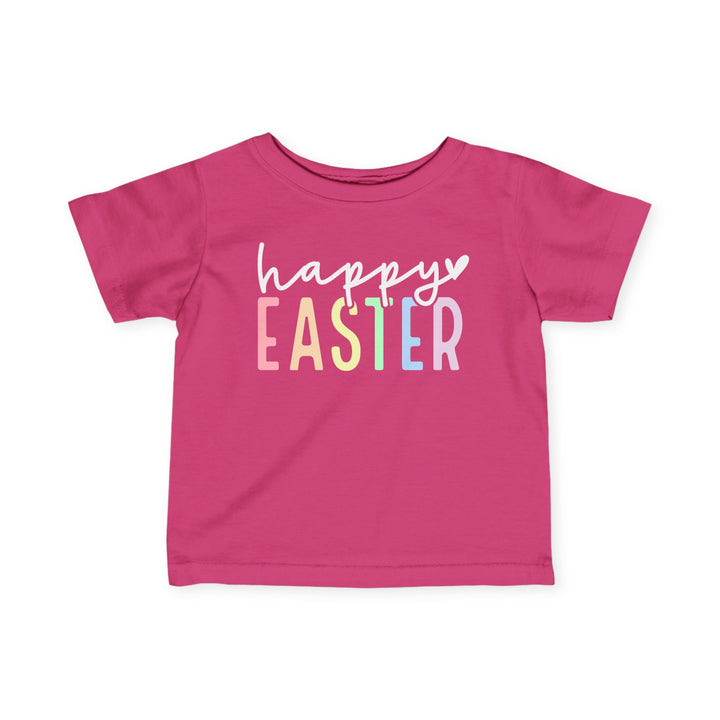 Pastel Happy Easter - Infant Fine Jersey Tee