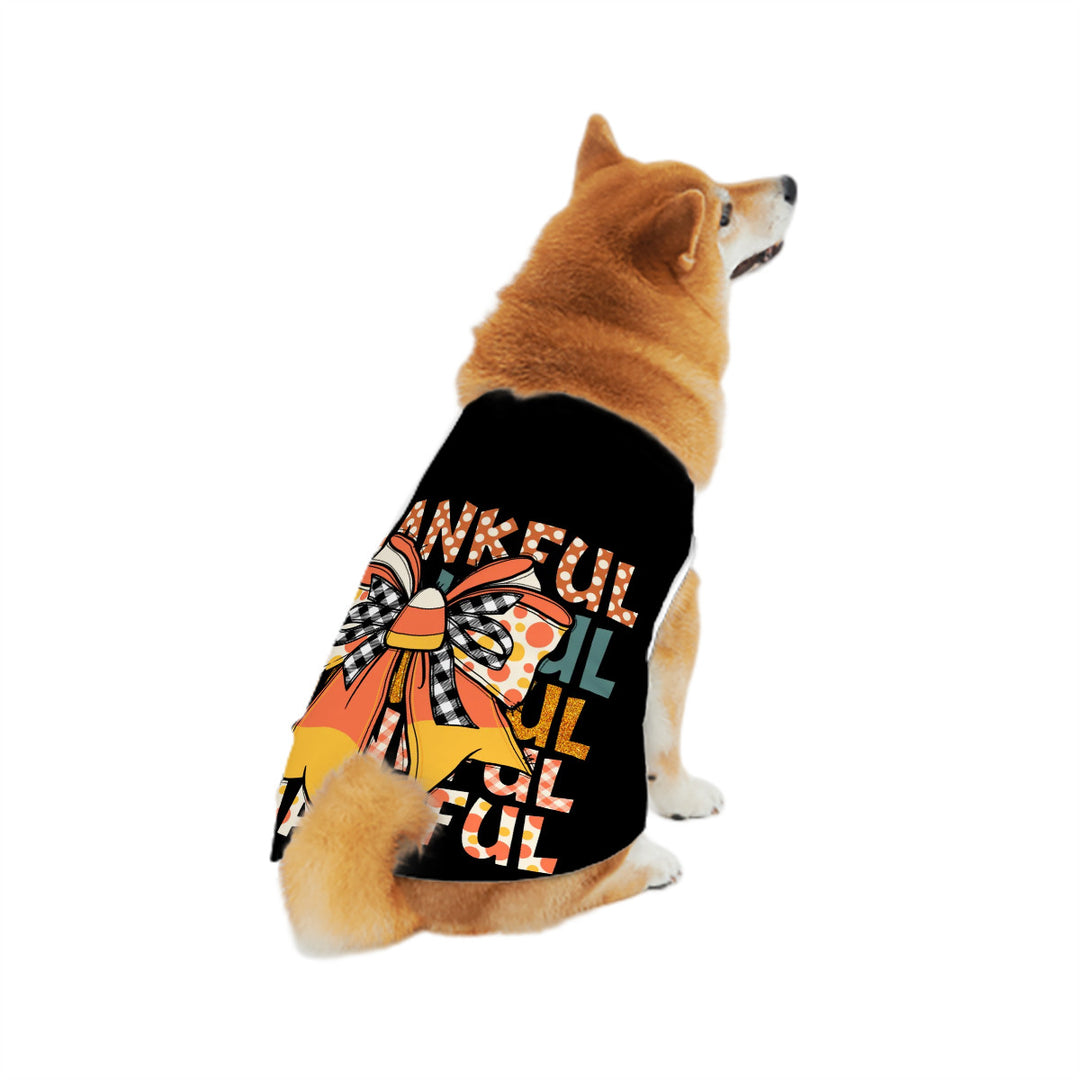 Thankful Bow - Cotton Dog Shirt