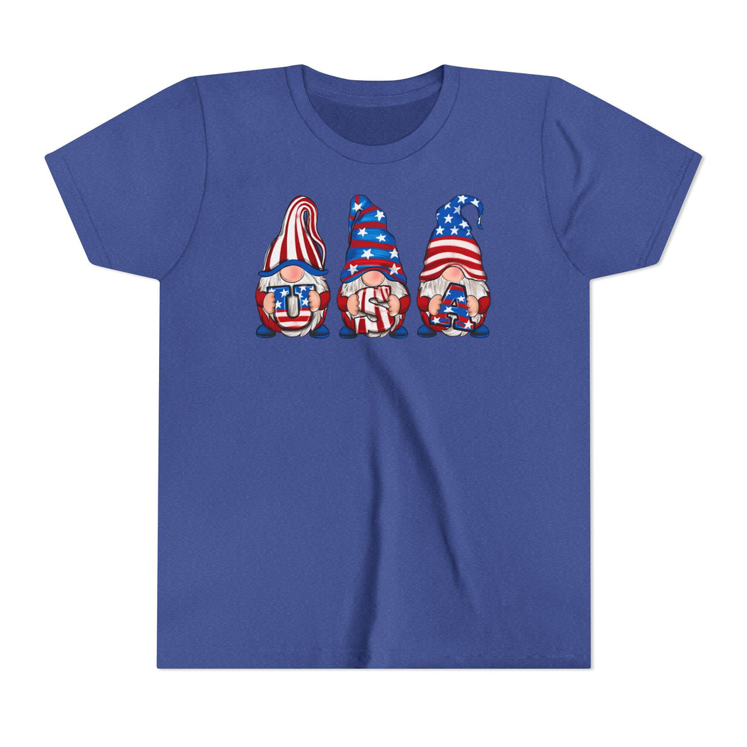 4th Of July Gnomes - Youth Short Sleeve Tee
