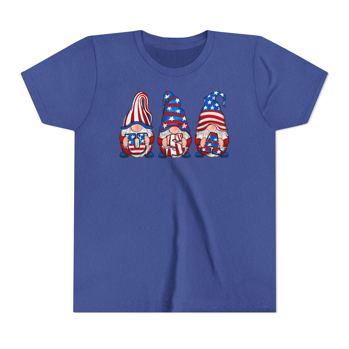 4th Of July Gnomes - Youth Short Sleeve Tee