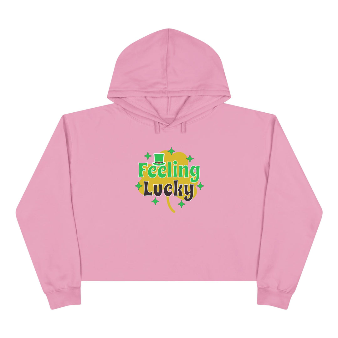 Feeling Lucky - Crop Hoodie
