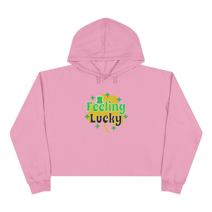 Feeling Lucky - Crop Hoodie