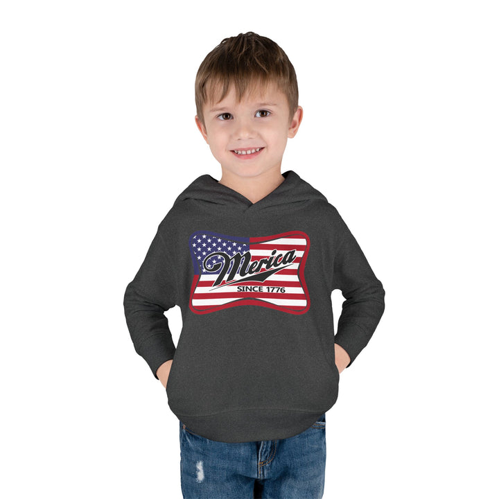 Merica - Toddler Pullover Fleece Hoodie